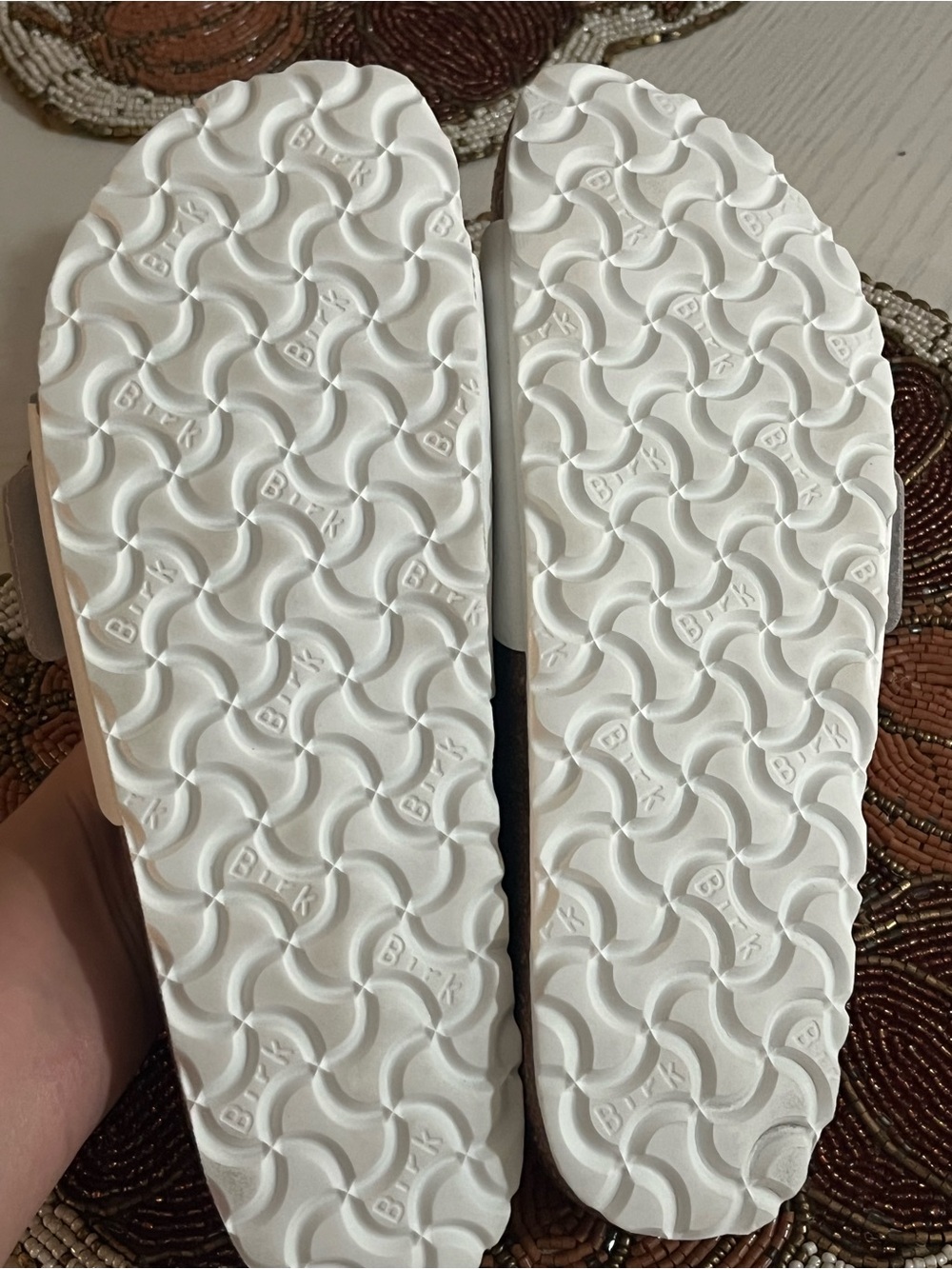 Birkenstock Madrid Big Buckle Sandals White - Picture 6 of 6